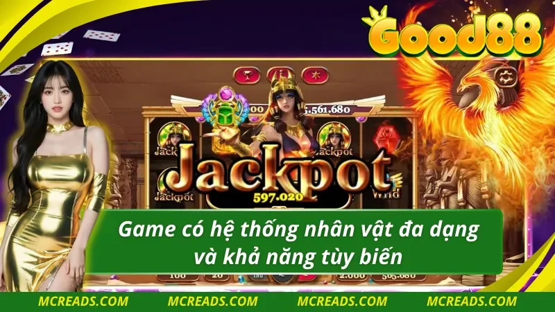 Nhân vật game TP điện tử rất đa dạng 
